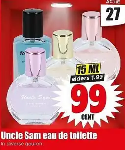 Dirk NL Uncle sam eau de toilette aanbieding