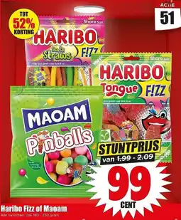 Dirk NL Haribo fizz of maoam aanbieding