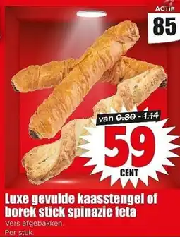 Dirk NL Luxe gevulde kaasstengel of borek stick spinazie feta aanbieding