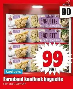 Dirk NL Farmland knoflook baguette aanbieding