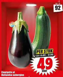 Dirk NL Courgette of hollandse aubergine aanbieding