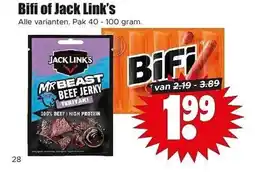Dirk NL Bifi of jack link's aanbieding