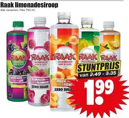 Dirk NL Raak limonadesiroop aanbieding