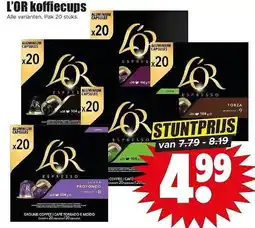 Dirk NL L'or koffiecups aanbieding