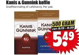 Dirk NL Kanis & gunnink koffie aanbieding