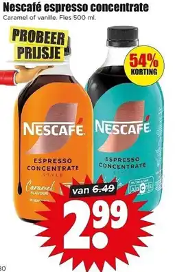 Dirk NL Nescafé espresso concentrate aanbieding