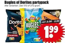 Dirk NL Bugles of doritos partypack aanbieding