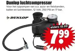 Dirk NL Dunlop luchtcompressor aanbieding