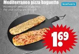 Dirk NL Mediterraneo pizza baguette aanbieding