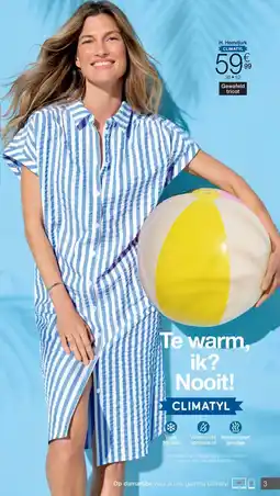 Damart H. hemdjurk ingewafelde stof, climatyl. aanbieding