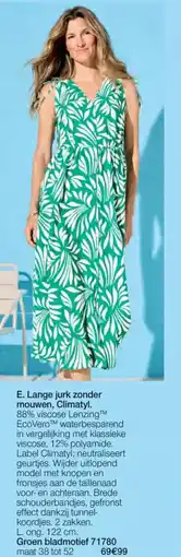 Damart E. lange jurk zonder mouwen, climatyl. aanbieding