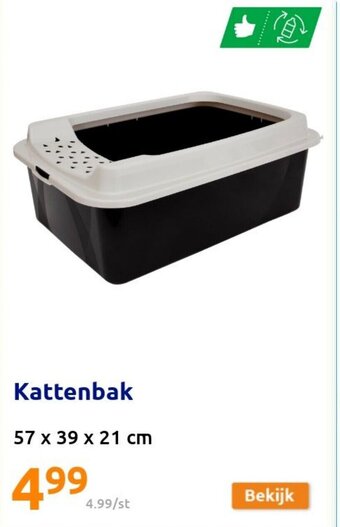 Action Kattenbak aanbieding