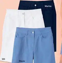 Damart Bermuda in stretchkatoen aanbieding