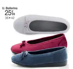 Damart Fluwelen pantoffelballerina aanbieding