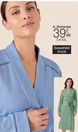 Damart Kamerjas in gewafeld fantasietricot aanbieding