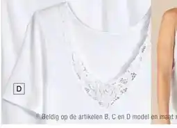 Damart T-shirt met korte mouwen aanbieding