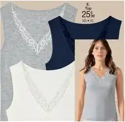 Damart Essential topje in fijn ribtricot aanbieding