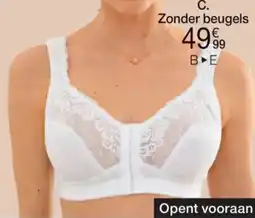 Damart Beha zonder beugels, opent vooraan aanbieding