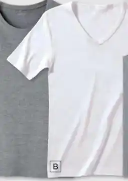 Damart Set van 2 T-shirts met V-hals aanbieding