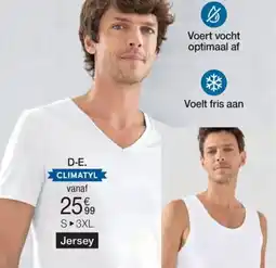 Damart T-shirt met V-hals aanbieding