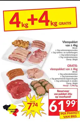 Intermarché Vleespakket van ± 4kg aanbieding