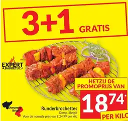 Intermarché Runderbrochettes aanbieding