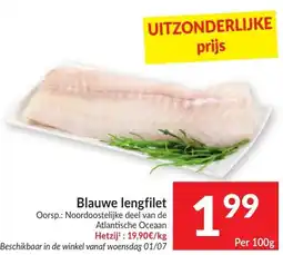 Intermarché Blauwe lengfilet aanbieding
