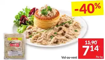 Intermarché Vol au vent aanbieding