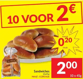 Intermarché Sandwiches aanbieding