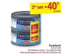 Intermarché Saupiquet aanbieding