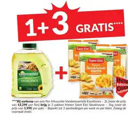 Intermarché Vandemoortele excellence & saint eloi steakhouse aanbieding