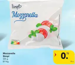 Hyper Carrefour Mozzarella simpl aanbieding