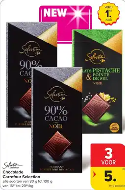 Hyper Carrefour Chocolade carrefour selection aanbieding