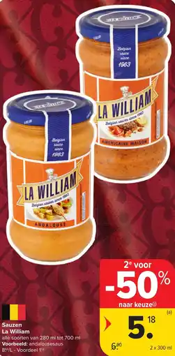 Hyper Carrefour Sauzen la william aanbieding