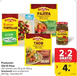 Hyper Carrefour Producten old el paso aanbieding