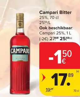 Hyper Carrefour Campari bitter aanbieding