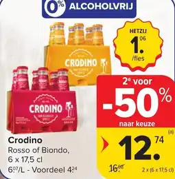 Hyper Carrefour Crodino aanbieding