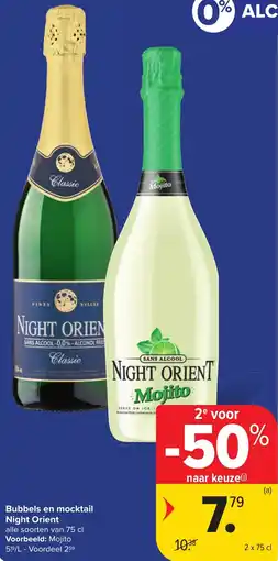 Hyper Carrefour Bubbels en mocktail night orient aanbieding