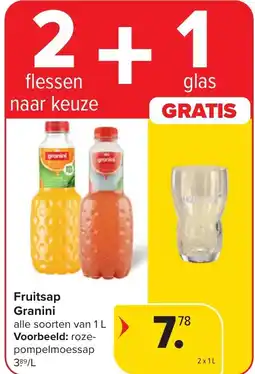 Hyper Carrefour Fruitsap Granini aanbieding