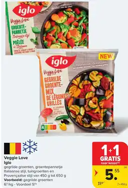 Hyper Carrefour Veggie love iglo aanbieding