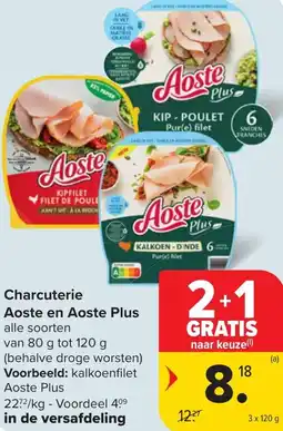 Hyper Carrefour Charcuterie aoste en aoste plus aanbieding