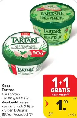 Hyper Carrefour Kaas tartare aanbieding