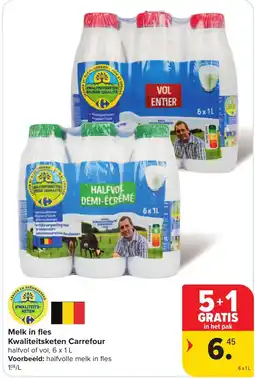 Hyper Carrefour Melk in fles kwaliteitsketen carrefour aanbieding