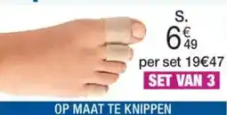 Damart Set van 3 teen-/vinger bescher- mers aanbieding