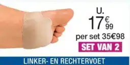 Damart Set van 2 voetkussentjes aanbieding