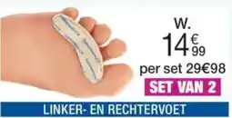 Damart Set van 2 teenstaafjes. aanbieding