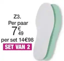 Damart 2 paar zolen met vorm geheugen aanbieding