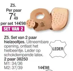 Damart Set van 2 paar hielzooltjes aanbieding