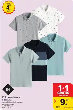 Hyper Carrefour Polo voor heren aanbieding