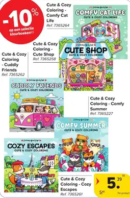 Hyper Carrefour Colouring Book Cafe aanbieding